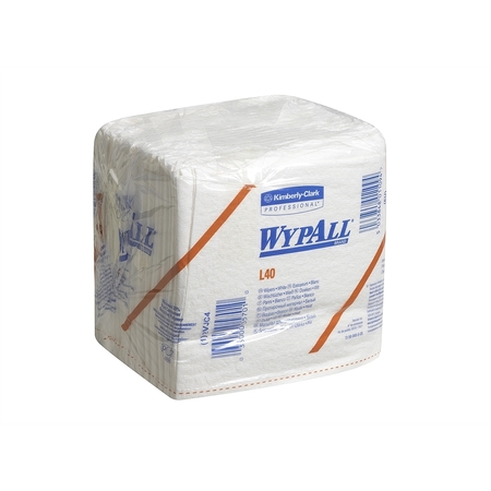 Kimberly-Clark Wypall L40 Wipers White Case Of 18 5701